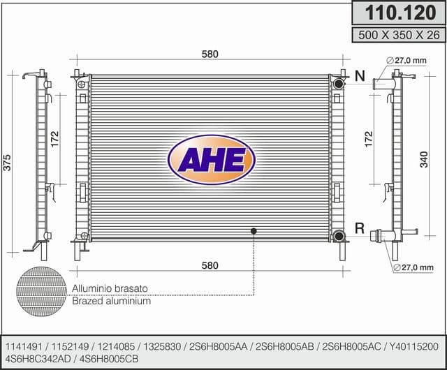 Radiateur, refroidissement du moteur