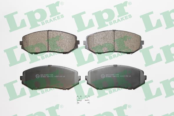 Plaquettes de frein avant (Jeu de 4)