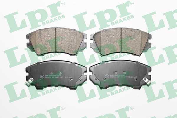 Plaquettes de frein avant (Jeu de 4)