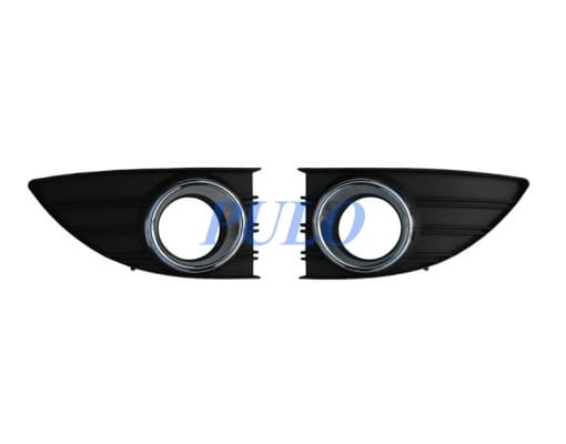 Couvercle antibrouillard avec trou (chrome), droite