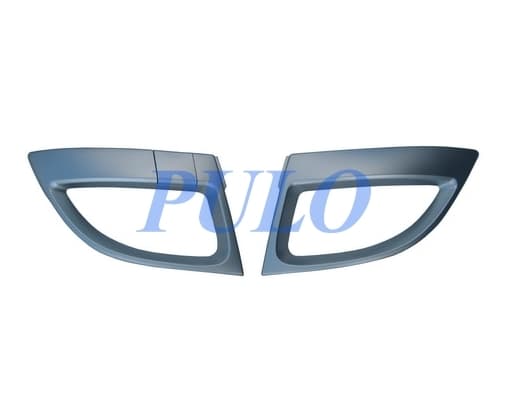 Lunette de phare antibrouillard, gauche (argent apprêté)