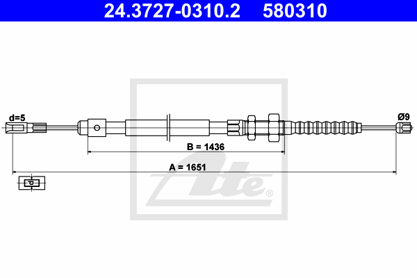 Cable de frein à main