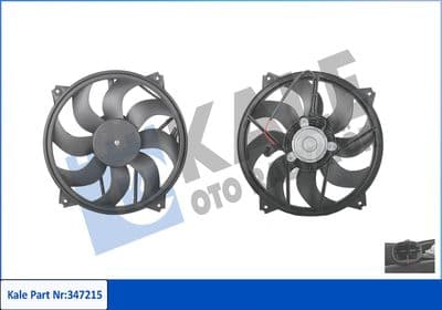 Ventilateur de radiateur et moteur