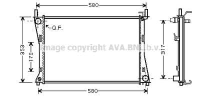 Radiateur, refroidissement du moteur