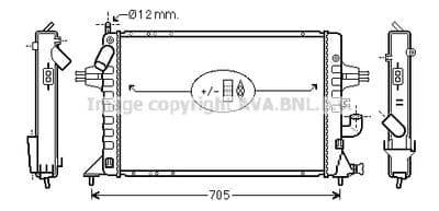 Radiateur, refroidissement du moteur