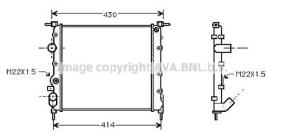 Radiateur, refroidissement du moteur