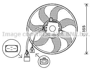 Ventilateur, refroidissement du moteur