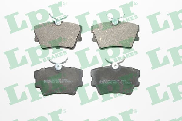 Plaquettes de frein arrière (Jeu de 4)