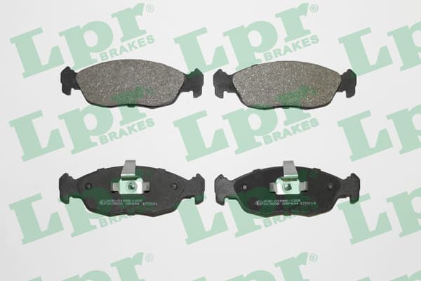 Plaquettes de frein avant (Jeu de 4)