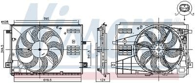 Ventilateur, refroidissement du moteur