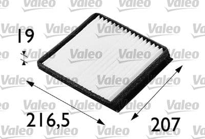 Filtre, air de l'habitacle VALEO ESSENTIAL