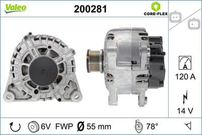 Alternateur VALEO CORE-FLEX