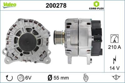 Alternateur VALEO CORE-FLEX