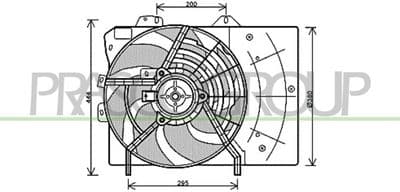 Ventilateur, refroidissement du moteur PrascoSelection