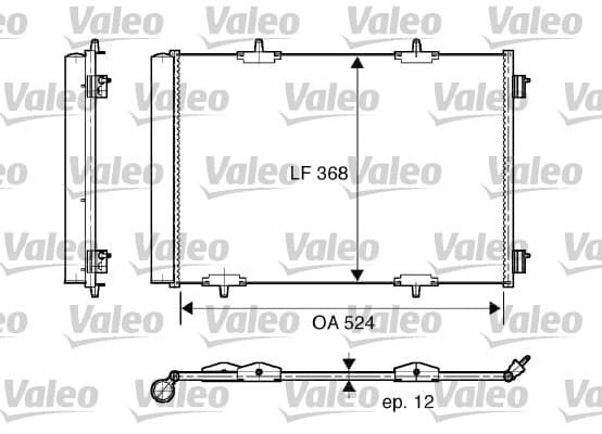 Condenseur / Radiateur de climatisation