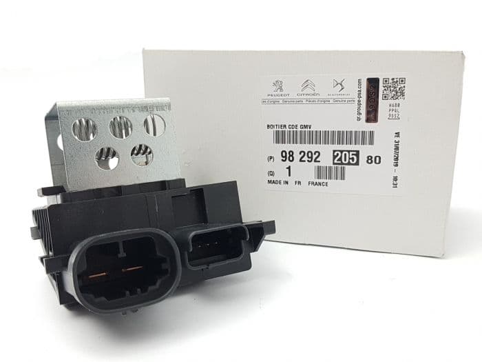 Rhéostat Ventillateur Origine Peugeot