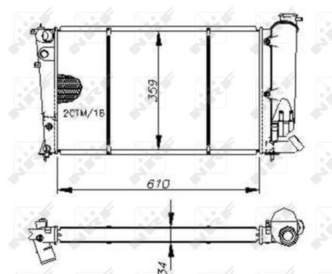 Radiateur de refroidissement