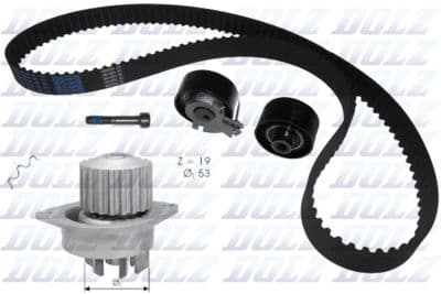 Pompe à eau + kit de courroie de distribution