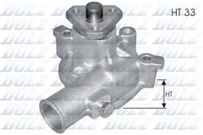 Pompe à eau, refroidissement du moteur