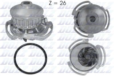 Pompe à eau, refroidissement du moteur