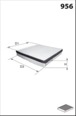 Filtre, air de l'habitacle