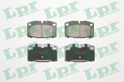 Kit de plaquettes de frein, frein à disque