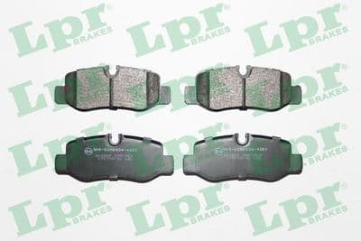 Kit de plaquettes de frein, frein à disque