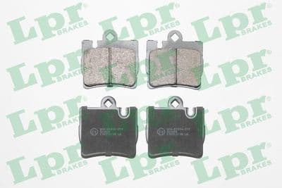 Kit de plaquettes de frein, frein à disque