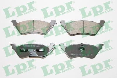 Kit de plaquettes de frein, frein à disque