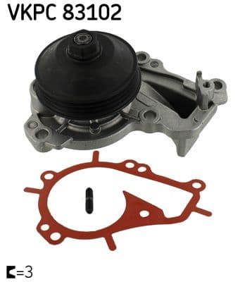 Pompe à eau, refroidissement du moteur