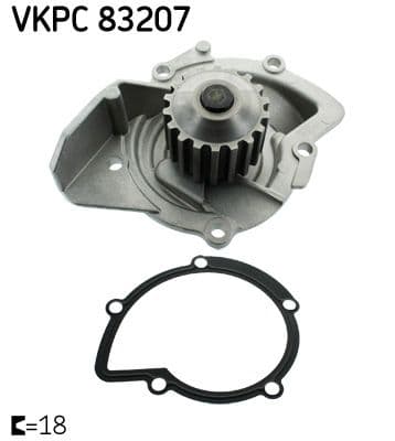 Pompe à eau, refroidissement du moteur