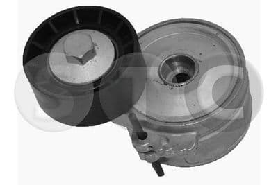 Tendeur de courroie, courroie trapézoïdale à nervures