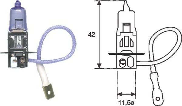 Ampoule, projecteur antibrouillard