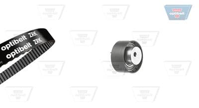 Pompe à eau + kit de courroie de distribution Optibelt-WAPU-KIT