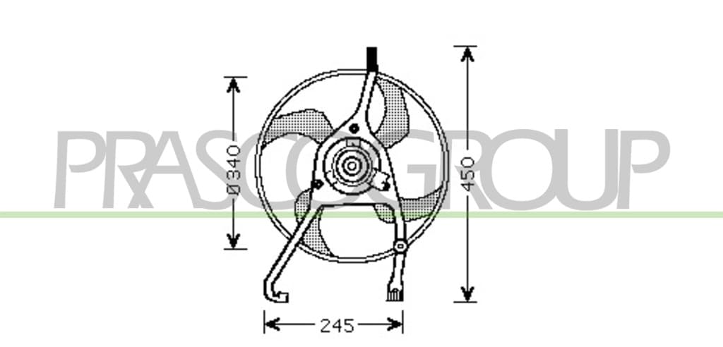 Ventilateur, refroidissement du moteur PrascoSelection