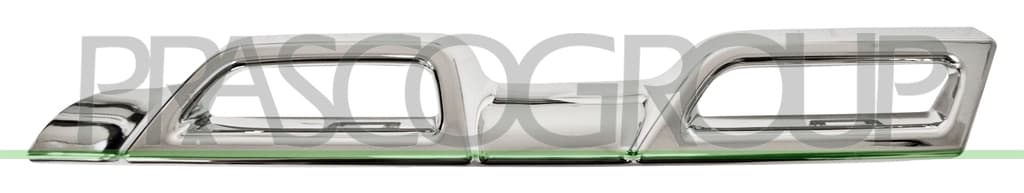 Baguette et bande protectrice, grille de radiateur