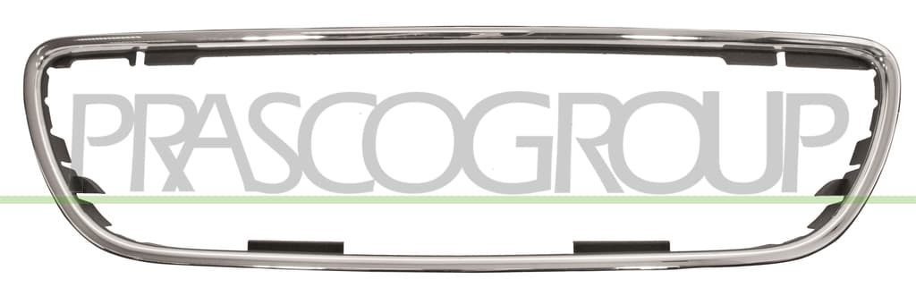 Baguette et bande protectrice, grille de radiateur