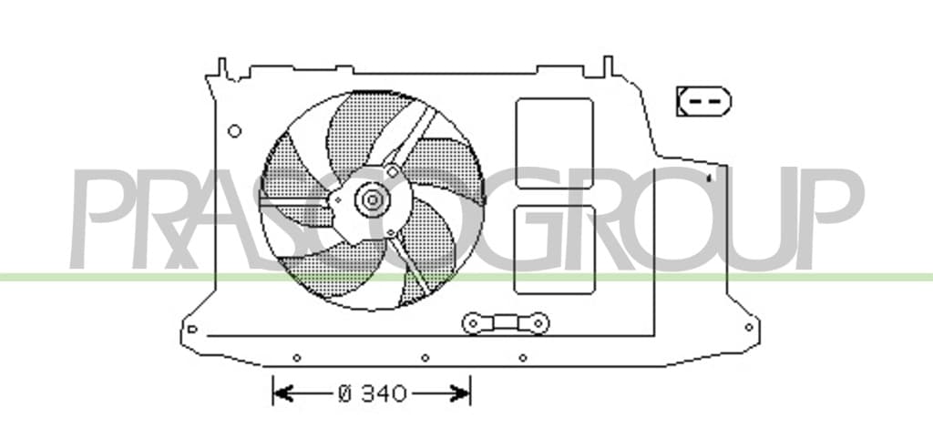 Ventilateur, refroidissement du moteur PrascoSelection