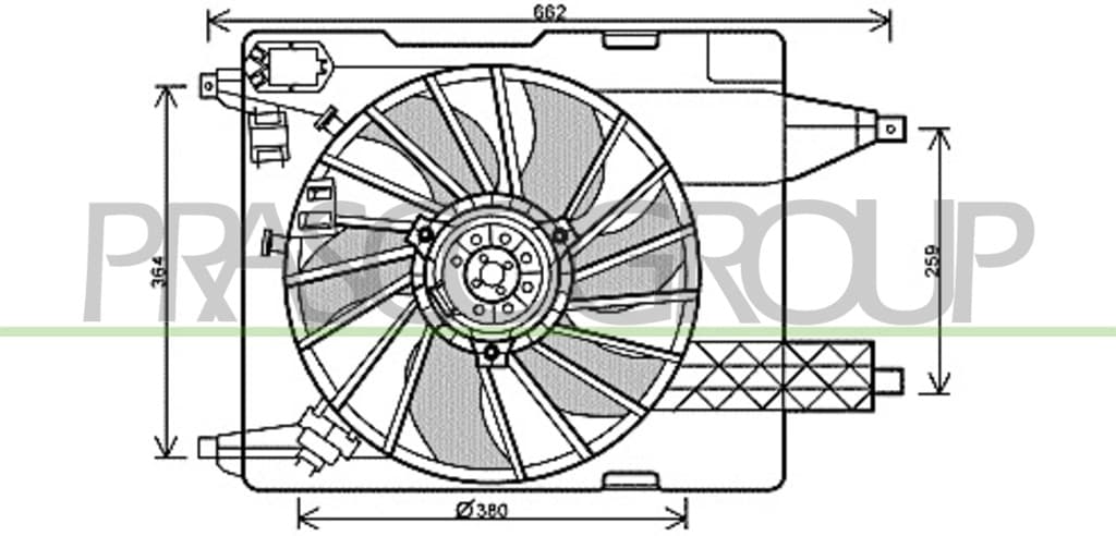 Ventilateur, refroidissement du moteur PrascoSelection