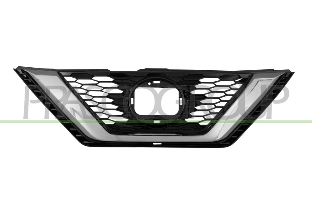 Grille Calandre Noire Avec Trous Radar