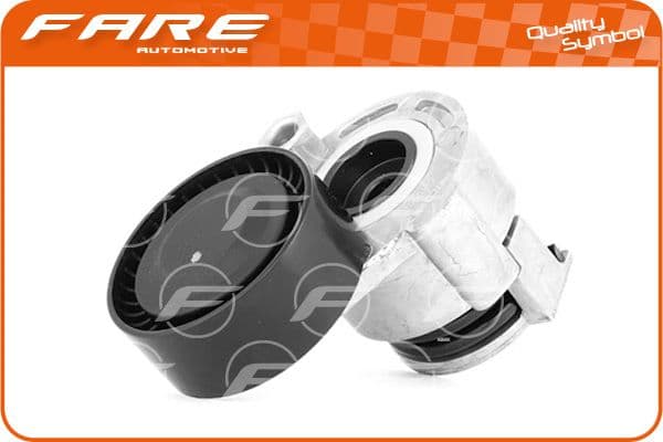 Poulie-tendeur, courroie trapézoïdale à nervures