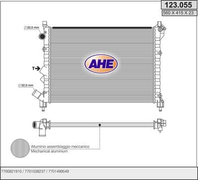 Radiateur, refroidissement du moteur