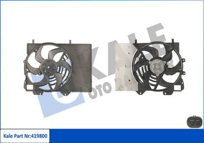 Ventilateur, refroidissement du moteur