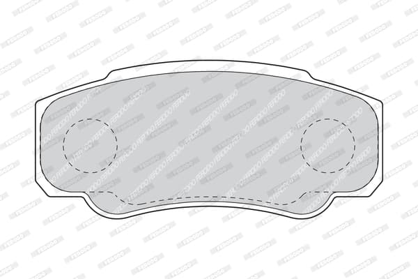 Plaquettes de frein arriere (Jeu de 4)