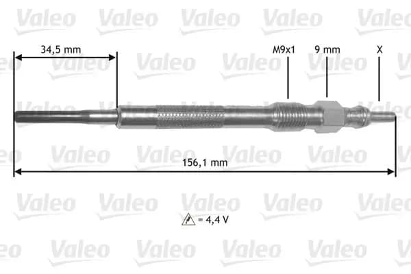 Bougie de préchauffage VALEO
