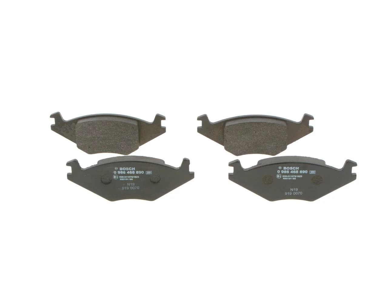 Kit de plaquettes de frein BOSCH