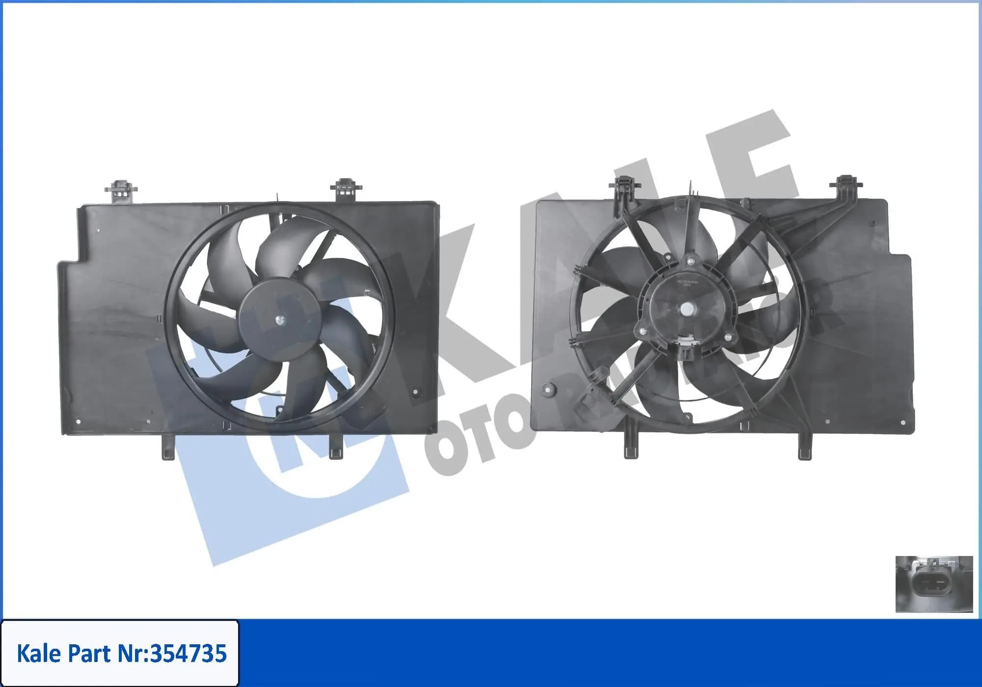 Ventilateur, refroidissement du moteur KALE OTO RADYATÖR