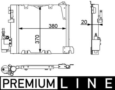 Condenseur, climatisation BEHR *** PREMIUM LINE ***