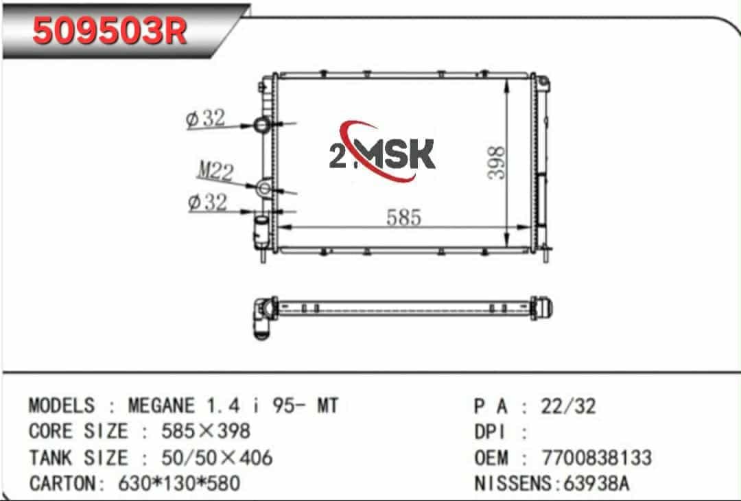 Radiateur, refroidissement du moteur