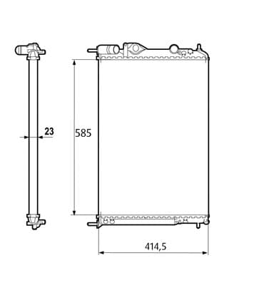 Radiateur de refroidissement